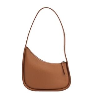 Elegant leatherTan Shoulder Bag